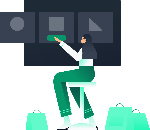 Woman-Sitting-Computer